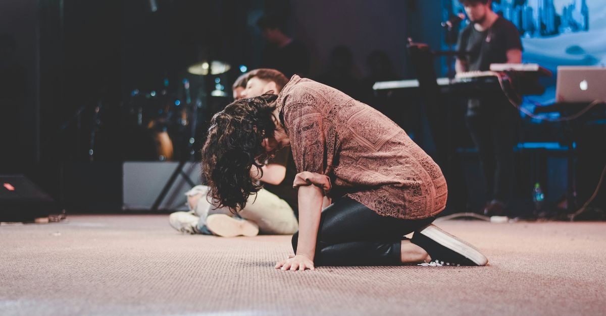Praying on stage; why do Christians pray?